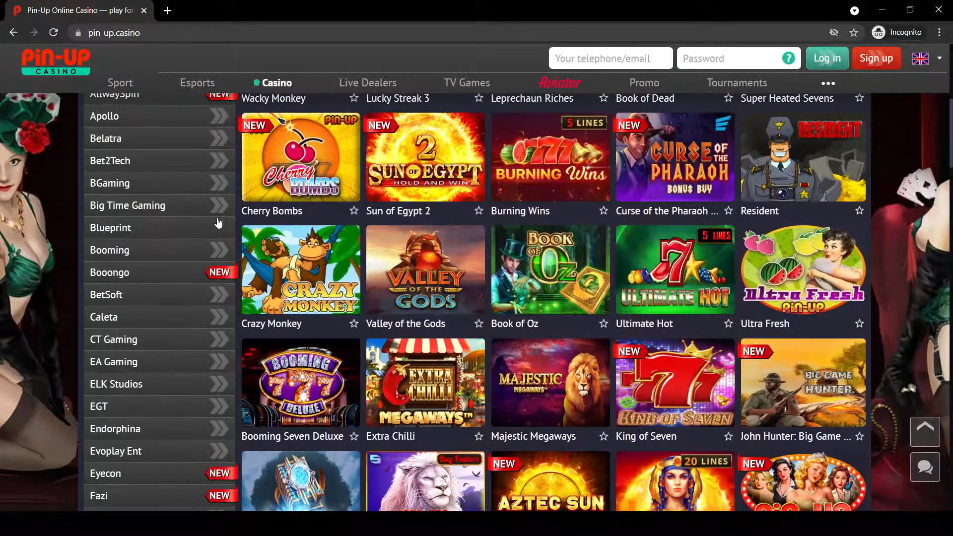 Pin-Up casino review